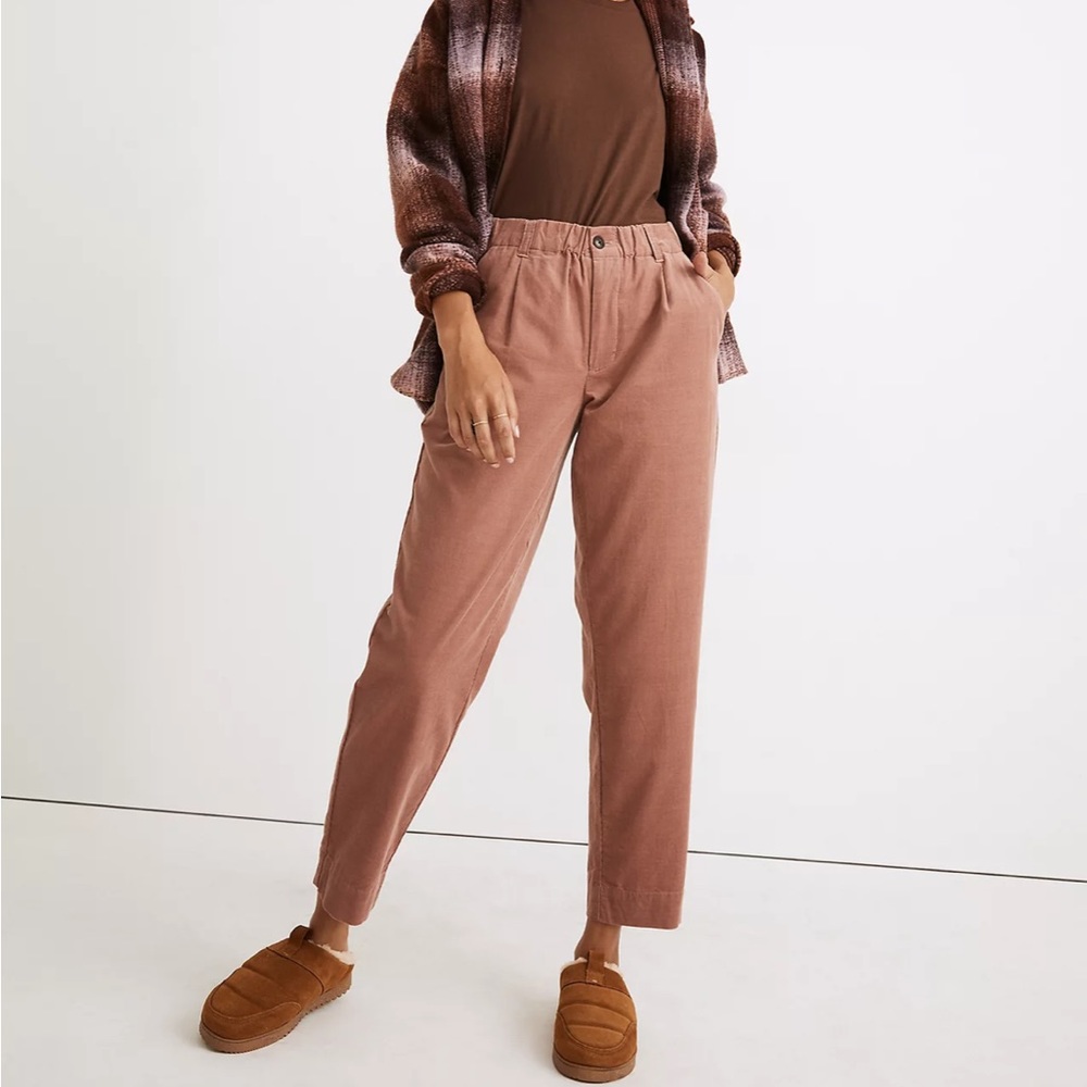 Madewell Corduroy Mid-Rise Jogger Pants